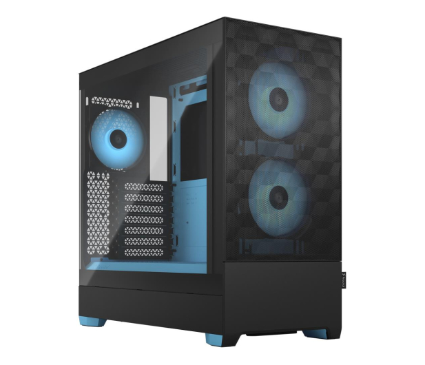 FRACTAL DESIGN Pop Air TG Clear Tint RGB cyan core FD-C-POR1A-02 - 1051250 - zdjęcie